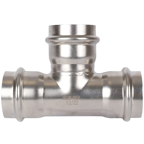 Тройник ВПр 35 пресс, нержавеющая сталь Rommer Тройник ВПр 35 пресс, нержавеющая сталь Rommer