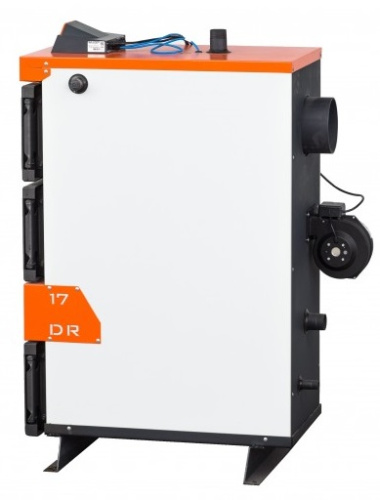 Котел твердотопливный 22кВт TIS PLUS DR 22 пуль управления, вентилятор, увеличенная топка Котел твердотопливный 22кВт TIS PLUS DR 22 пуль управления, вентилятор, увеличенная топка