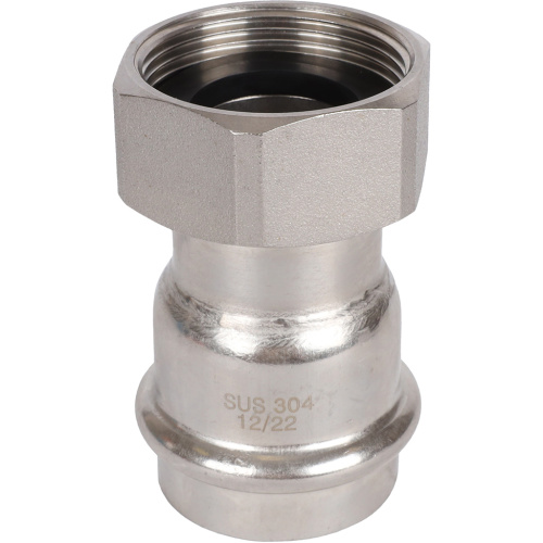 Соединитель с накидной гайкой 42x11/2" пресс, нержавеющая сталь Rommer Соединитель с накидной гайкой 42x11/2" пресс, нержавеющая сталь Rommer