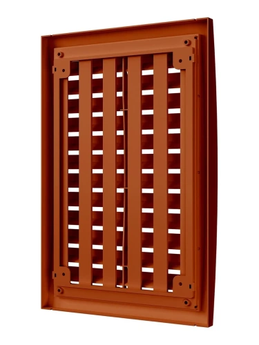 2030РРПН терр, Решетка наружная ASA вентиляционная регулируемая 200х300, терракотовая 2030РРПН терр, Решетка наружная ASA вентиляционная регулируемая 200х300, терракотовая