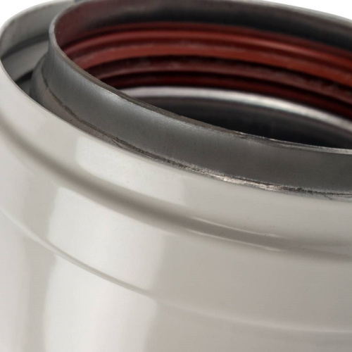 Элемент дымохода Ø80/100 труба коаксиальная 500 мм п/м