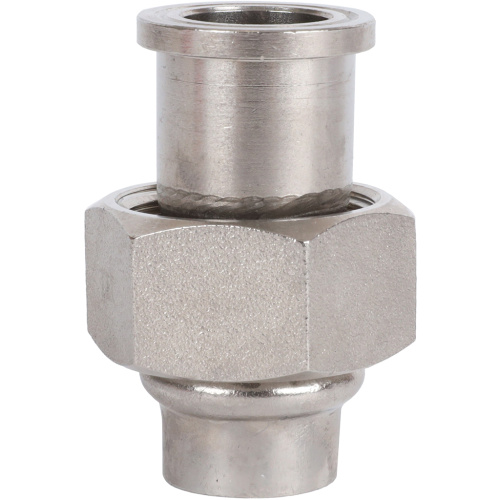 Соединитель с накидной гайкой 15x3/4" пресс, нержавеющая сталь Rommer Соединитель с накидной гайкой 15x3/4" пресс, нержавеющая сталь Rommer