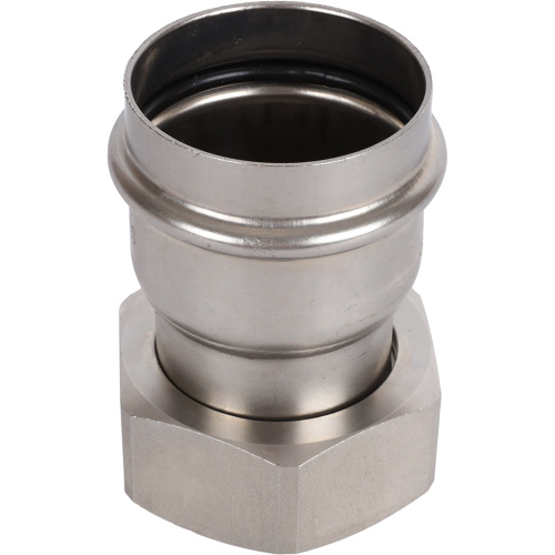 Соединитель с накидной гайкой 54x2" пресс, нержавеющая сталь Rommer Соединитель с накидной гайкой 54x2" пресс, нержавеющая сталь Rommer