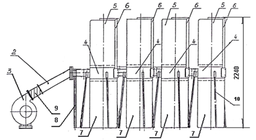 Пылеулавливающий агрегат ПУАД-4000 Пылеулавливающий агрегат ПУАД-4000