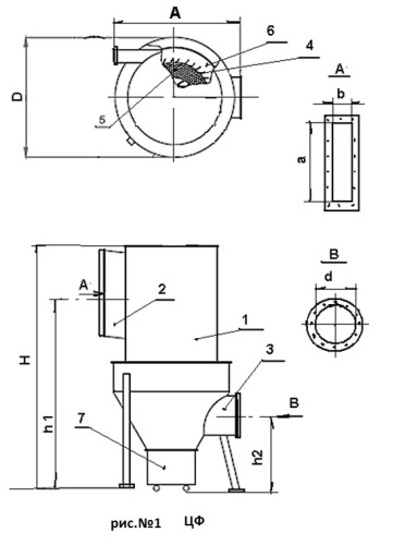 Пылеулавливающий агрегат ЦФ-2000 Пылеулавливающий агрегат ЦФ-2000