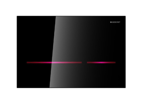 Cмывная клавиша Geberit Sigma80 116.090.SG.1  чёрное стекло Cмывная клавиша Geberit Sigma80 116.090.SG.1  чёрное стекло