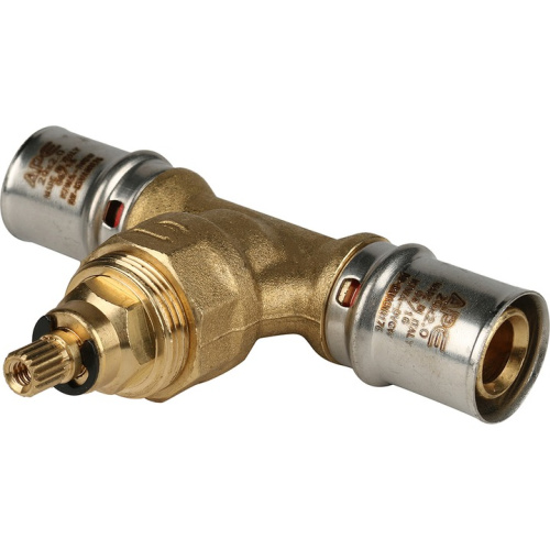 Вентиль пресс 20x20 Stout с хромированной ручкой SFP-0014-002020