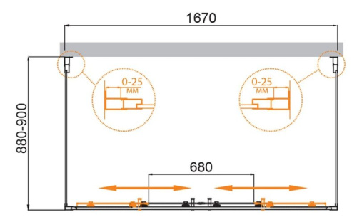 Душевой уголок 180x90 Cezares MOLVENO-AH-22-180/90-P-Cr Душевой уголок 180x90 Cezares MOLVENO-AH-22-180/90-P-Cr