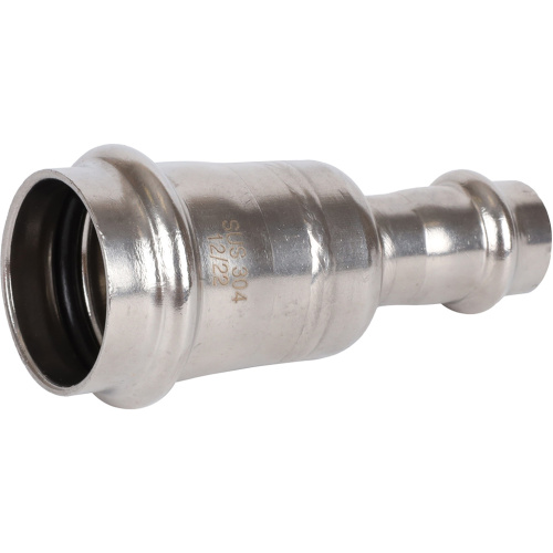 Муфта переходная ВПр 28х15 пресс, нержавеющая сталь Rommer Муфта переходная ВПр 28х15 пресс, нержавеющая сталь Rommer