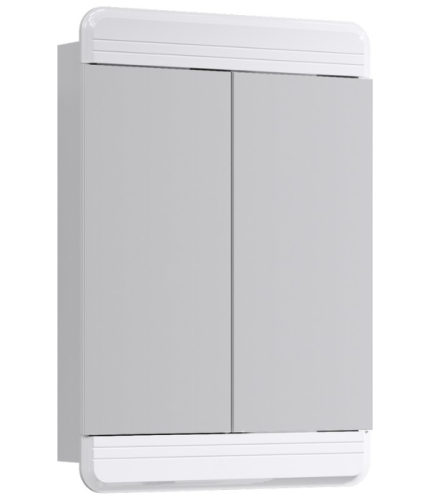 Зеркальный шкаф AQWELLA Corsica 60 белый Kor.04.06 Зеркальный шкаф AQWELLA Corsica 60 белый Kor.04.06