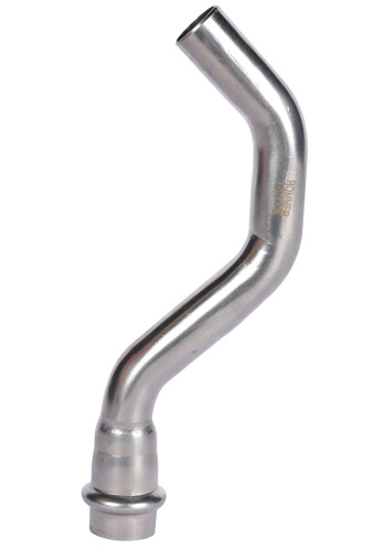 Обвод однораструбный-НПр 15 пресс, нержавеющая сталь Rommer Обвод однораструбный-НПр 15 пресс, нержавеющая сталь Rommer