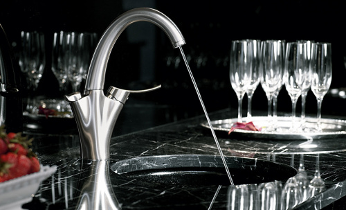 Смеситель для кухни Jacob Delafon Carafe E18865-VS сталь, с фильтром для питьевой воды Смеситель для кухни Jacob Delafon Carafe E18865-VS сталь, с фильтром для питьевой воды