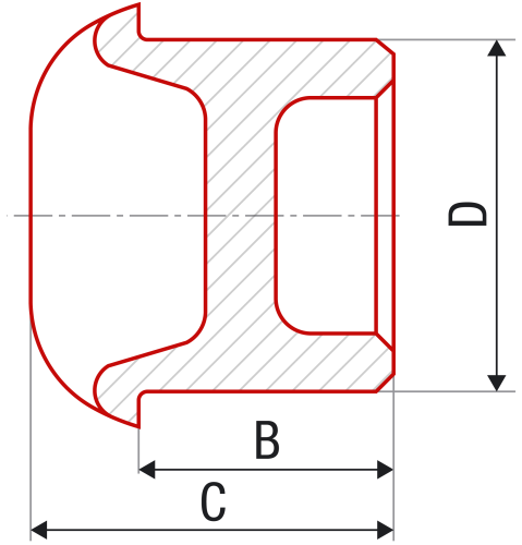 Заглушка внутренняя FV-plast 20 полипропилен AA245020000