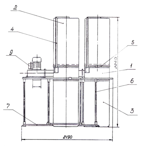 Пылеулавливающий агрегат ПУАД-2000 Пылеулавливающий агрегат ПУАД-2000