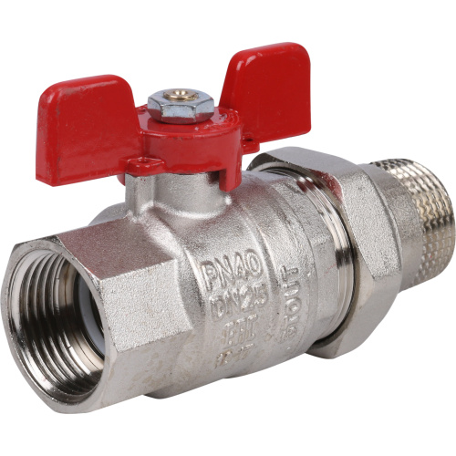 Кран шаровой 1"ВН с американкой EPDM, ручка бабочка Stout SVB-1007-000025 Кран шаровой 1"ВН с американкой EPDM, ручка бабочка Stout SVB-1007-000025