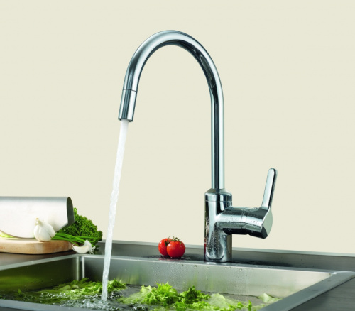 Смеситель для кухни Kludi Bingo Star 428510578 хром, выдвижной излив Смеситель для кухни Kludi Bingo Star 428510578 хром, выдвижной излив