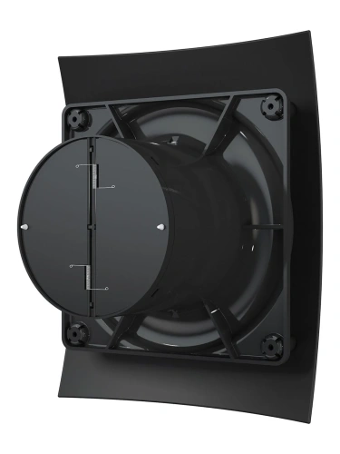 Вентилятор осевой вытяжной с обратным клапаном D 100 DiCiTi BREEZE 4C Matt black Вентилятор осевой вытяжной с обратным клапаном D 100 DiCiTi BREEZE 4C Matt black