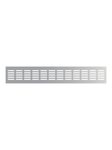 4808DP Al Silver, Решетка переточная алюминиевая с анодированным покрытием 480x80, Silver 4808DP Al Silver, Решетка переточная алюминиевая с анодированным покрытием 480x80, Silver