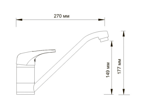 Смеситель для кухни WasserKraft Oder 6307 хром Смеситель для кухни WasserKraft Oder 6307 хром