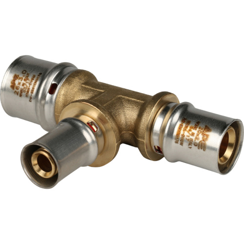 Тройник переходной пресс 26x16x20 Stout металлопластик SFP-0005-261620