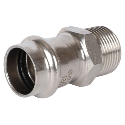 Соединитель ВПр-НР 22x3/4" пресс, нержавеющая сталь Rommer Соединитель ВПр-НР 22x3/4" пресс, нержавеющая сталь Rommer