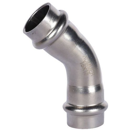 Угольник 45° ВПр 18x18 пресс, нержавеющая сталь Rommer Угольник 45° ВПр 18x18 пресс, нержавеющая сталь Rommer