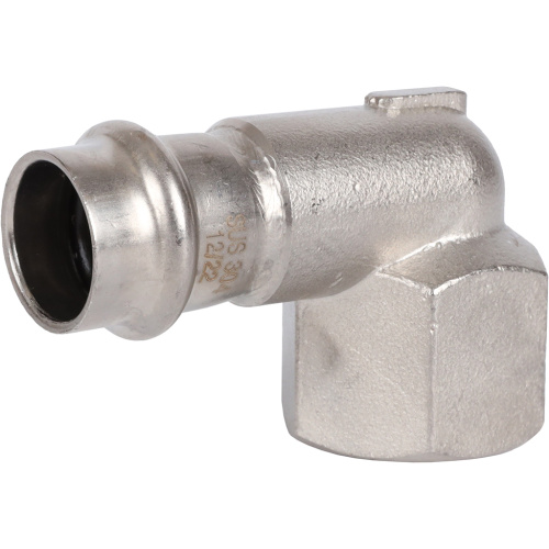 Угольник с резьбой ВПр-ВР 18х3/4" пресс, нержавеющая сталь Rommer Угольник с резьбой ВПр-ВР 18х3/4" пресс, нержавеющая сталь Rommer