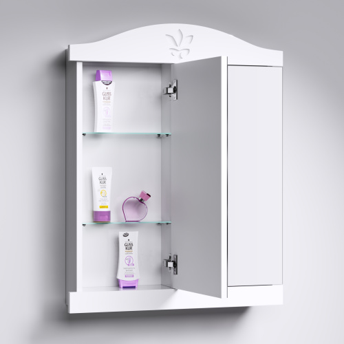 Зеркальный шкаф AQWELLA Franchesca 65 белый FR0406 Зеркальный шкаф AQWELLA Franchesca 65 белый FR0406