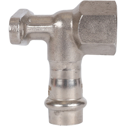 Водорозетка ВПр-ВР 15х1/2" пресс, нержавеющая сталь Rommer Водорозетка ВПр-ВР 15х1/2" пресс, нержавеющая сталь Rommer