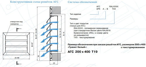 Инерционная решётка АГС 1000*500 Арктос Инерционная решётка АГС 1000*500 Арктос