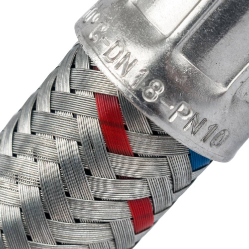 Подводка для воды 1" гайка-штуцер, длина 80см Stout