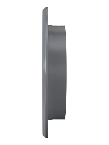 10РКН сер, Решетка наружная вентиляционная круглая D136 с фланцем D100, ASA, серая 10РКН сер, Решетка наружная вентиляционная круглая D136 с фланцем D100, ASA, серая