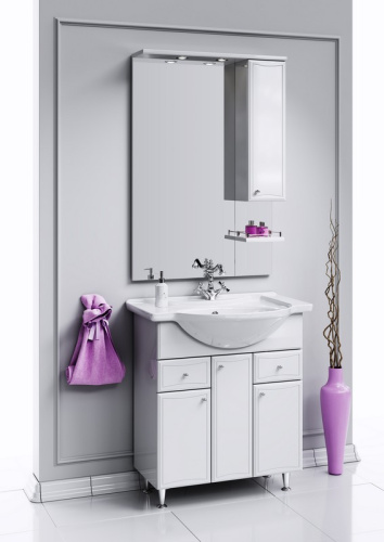 Зеркало AQWELLA Barcelona 70 белый Ba.02.07 Зеркало AQWELLA Barcelona 70 белый Ba.02.07