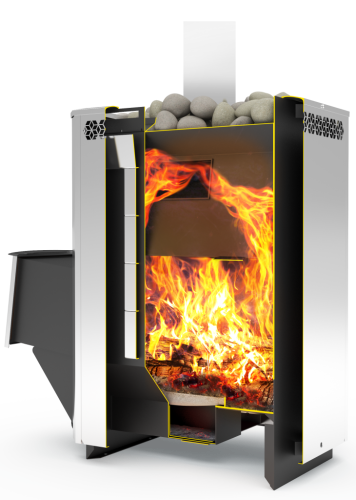 Печь банная Теплодар САХАРА-24 ЛКП Профи (2.0)