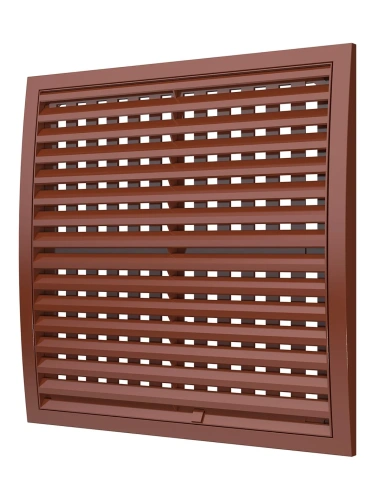 3535РРПН терр, Решетка наружная ASA вентиляционная регулируемая 350х350, терракотовая 3535РРПН терр, Решетка наружная ASA вентиляционная регулируемая 350х350, терракотовая