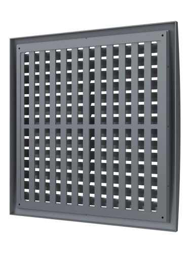 3535РРПН сер, Решетка наружная ASA вентиляционная регулируемая 350х350, серая 3535РРПН сер, Решетка наружная ASA вентиляционная регулируемая 350х350, серая