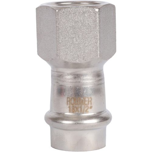Соединитель ВПр-ВР 18x1/2" пресс, нержавеющая сталь Rommer Соединитель ВПр-ВР 18x1/2" пресс, нержавеющая сталь Rommer