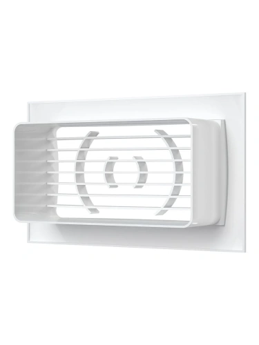 612РСФ, Решетка вентиляционная приточно-вытяжная АБС 150х90 с фланцем 120х60 612РСФ, Решетка вентиляционная приточно-вытяжная АБС 150х90 с фланцем 120х60