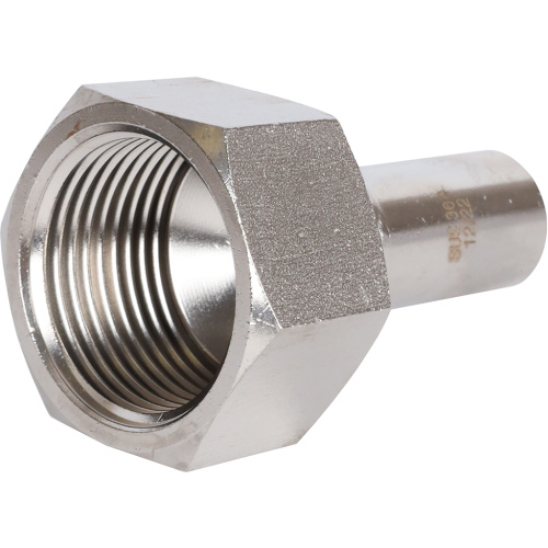 Вставка переходная НПр-ВР 18x1" пресс, нержавеющая сталь Rommer Вставка переходная НПр-ВР 18x1" пресс, нержавеющая сталь Rommer